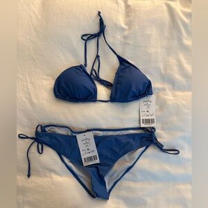 NWT Poetry in the Ocean Blue Bikini Set